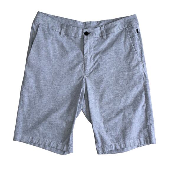 Lululemon men's commission short relaxed gray qwick oxford 32 waist - Picture 3 of 7